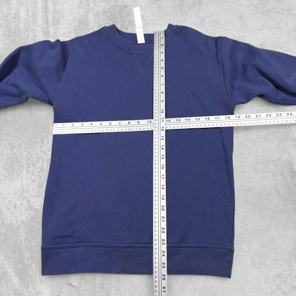 Lululemon Perfectly Oversized Crewneck Sweatshirt Navy Blue Size 6 Pullover